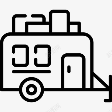 夏令营总动员家夏令营26线性图标