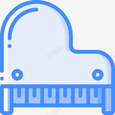 钢琴古董2蓝色图标