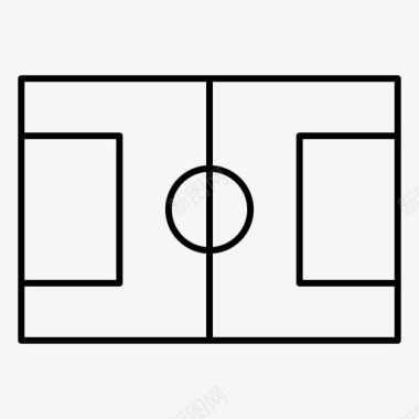 场地足球运动图标