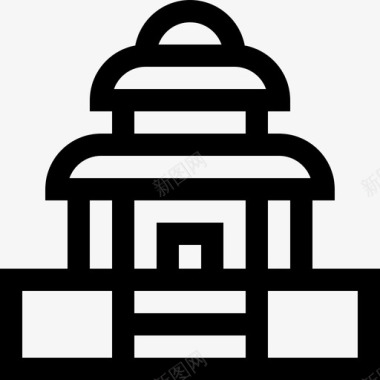 科纳克太阳寺地标和古迹28处直线形图标