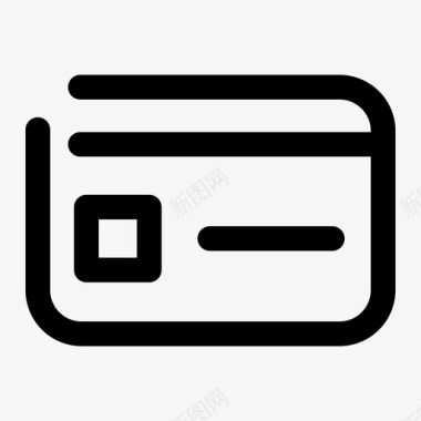 信用卡信用卡商业金融图标