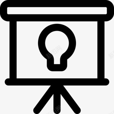 创意办公室演示5线性图标