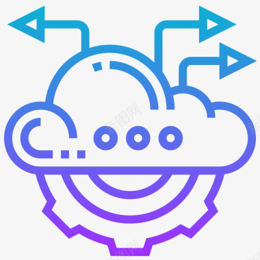电梯信息管理信息管理云技术35梯度图标