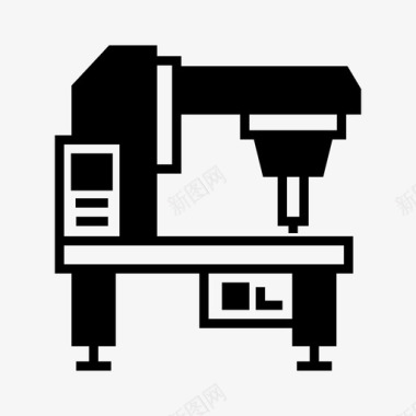 制造钱币数控工业机械图标