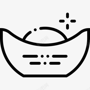 回形纹金锭瓷器89直纹图标