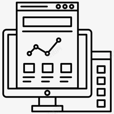 数据分析矢量图在线分析数据分析数据信息图图标