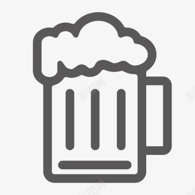 易拉罐啤酒啤酒图标