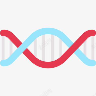 DNADna病毒传播12扁平图标