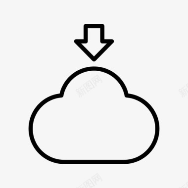 ppt文件下载更新云数据图标