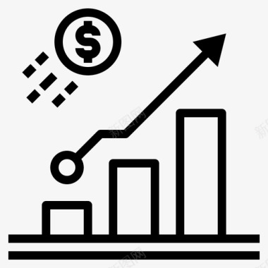 元硬币硬币金融186直线图标