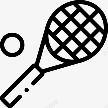 网球青少年1直系图标