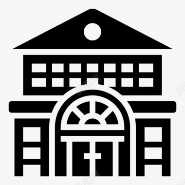 银行金融知识字形图标