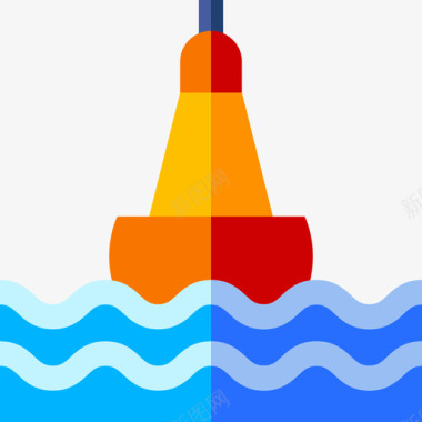 71背景浮标钓鱼71扁平图标