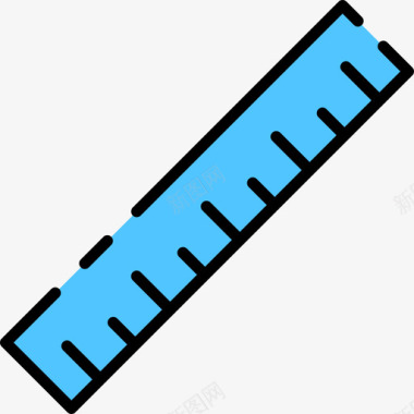 直尺图案168线颜色图标