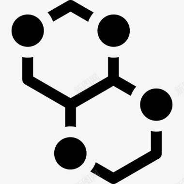 分子分子结构实验室64填充图标