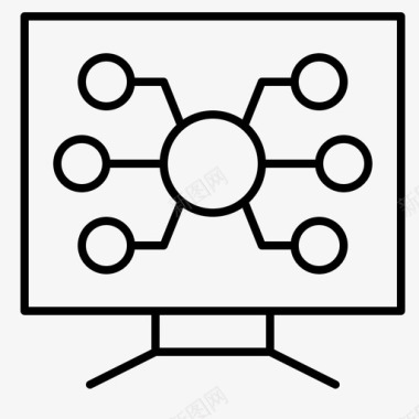 混合干果连接计算机互联网图标