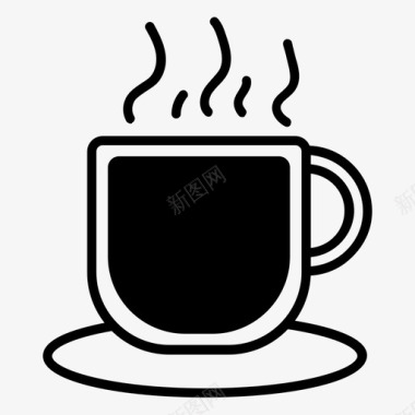 咖啡饮料杯子图标