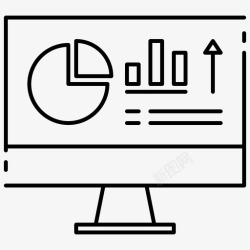 黑白报告册年度报告业务信息图表高清图片