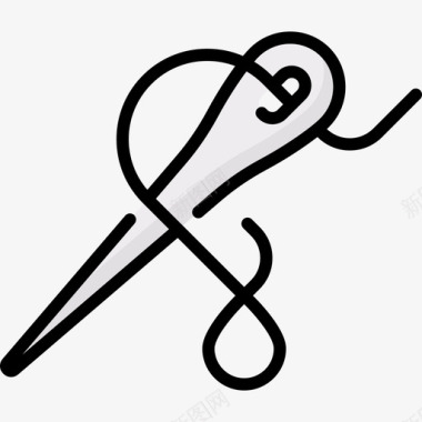 14情人节素材针线针14针图标