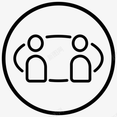 线圈免费下载沟通对话会议图标