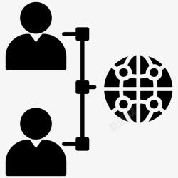 全球通广告素材全球通信协作全球连接高清图片