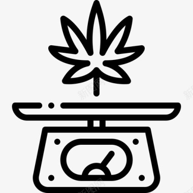 花瓣状鳞片大麻14线状图标