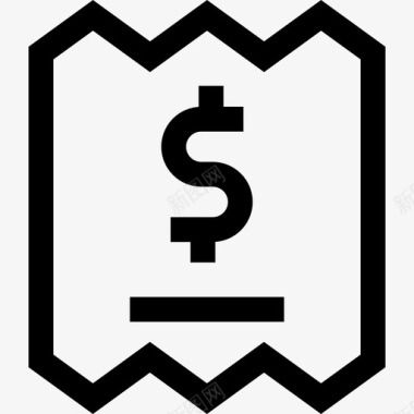 收据账单商业发票图标