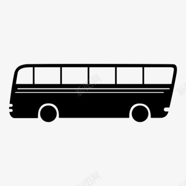 通勤公共汽车通勤公共交通图标