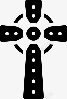 十字架十字架圣帕特里克第50天加油图标