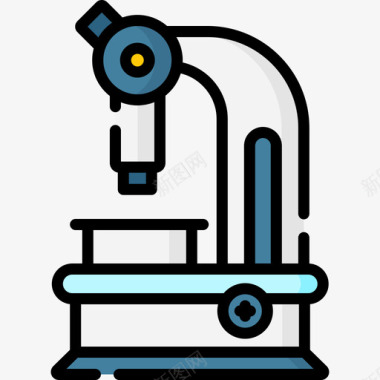 传播策略显微镜病毒传播19手绘详图图标