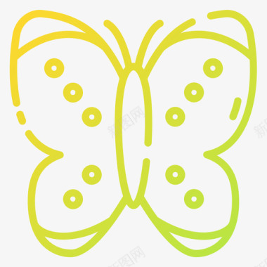 蝴蝶复活节99渐变色图标