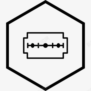 通用详情页剃须刀刀片切割图标