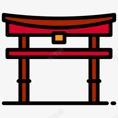 日本旅游4线颜色图标