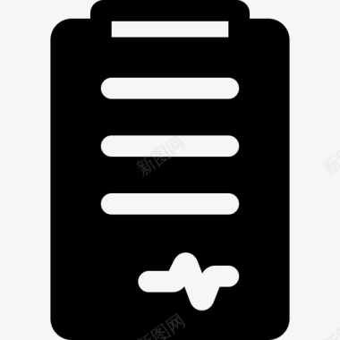 墨迹数字2诊断数据急诊医院图标