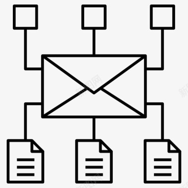 接力棒传递通信网络数据共享网络电子邮件通信图标
