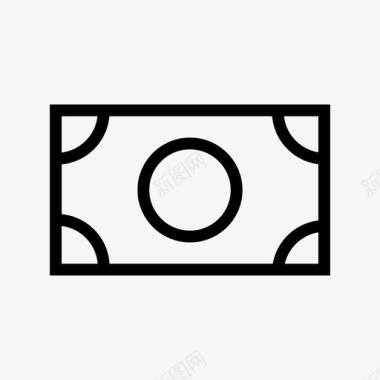 钞票货币金融图标