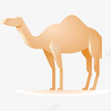 骆驼动物98彩色图标