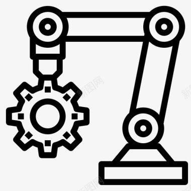 线性图标坐标机械臂工程108线性图标