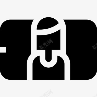 水墨数字8免扣Videocall数字学习8已填充图标