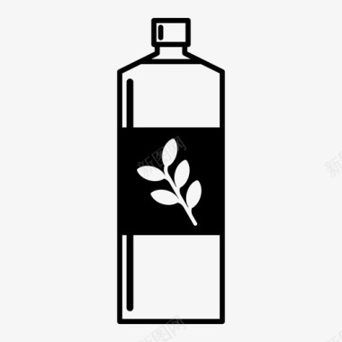 塑料瓶液体容器图标