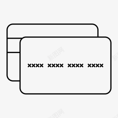 四季面馆信用卡atm卡借记卡图标