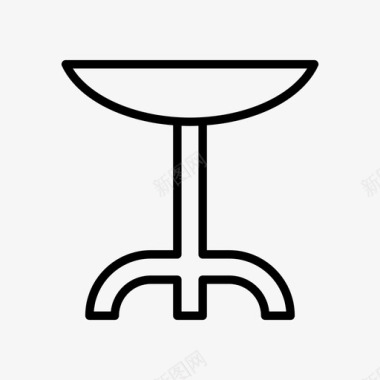 遮阳伞椅子桌子桌子椅子家具图标
