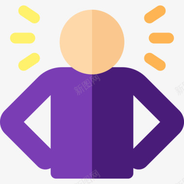 自信自信生活技能13平淡图标