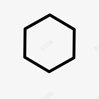 斜背面斜六边图标