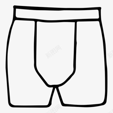 双11男装内裤拳击短裤衣服图标