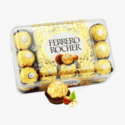 费列罗巧克力T30粒金莎送女友费雷罗散装批发高档结素材