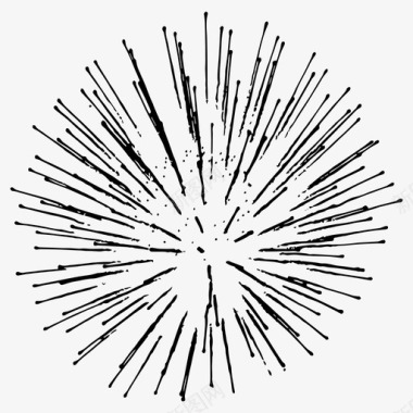 炸弹爆炸免抠烟花爆炸可燃物图标