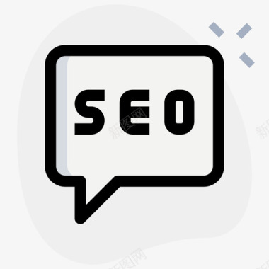 SEO和网络聊天网络应用SEO1圆形形状图标