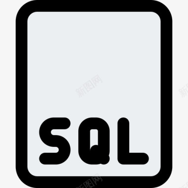 SQLSql文件web应用程序编码文件1线性颜色图标