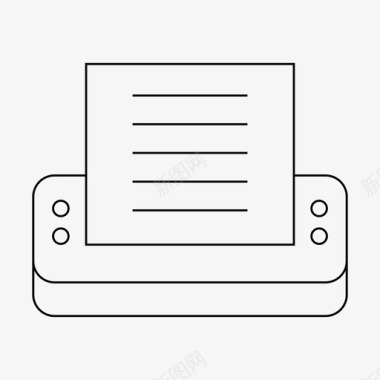 打印机免抠打印机设备图标